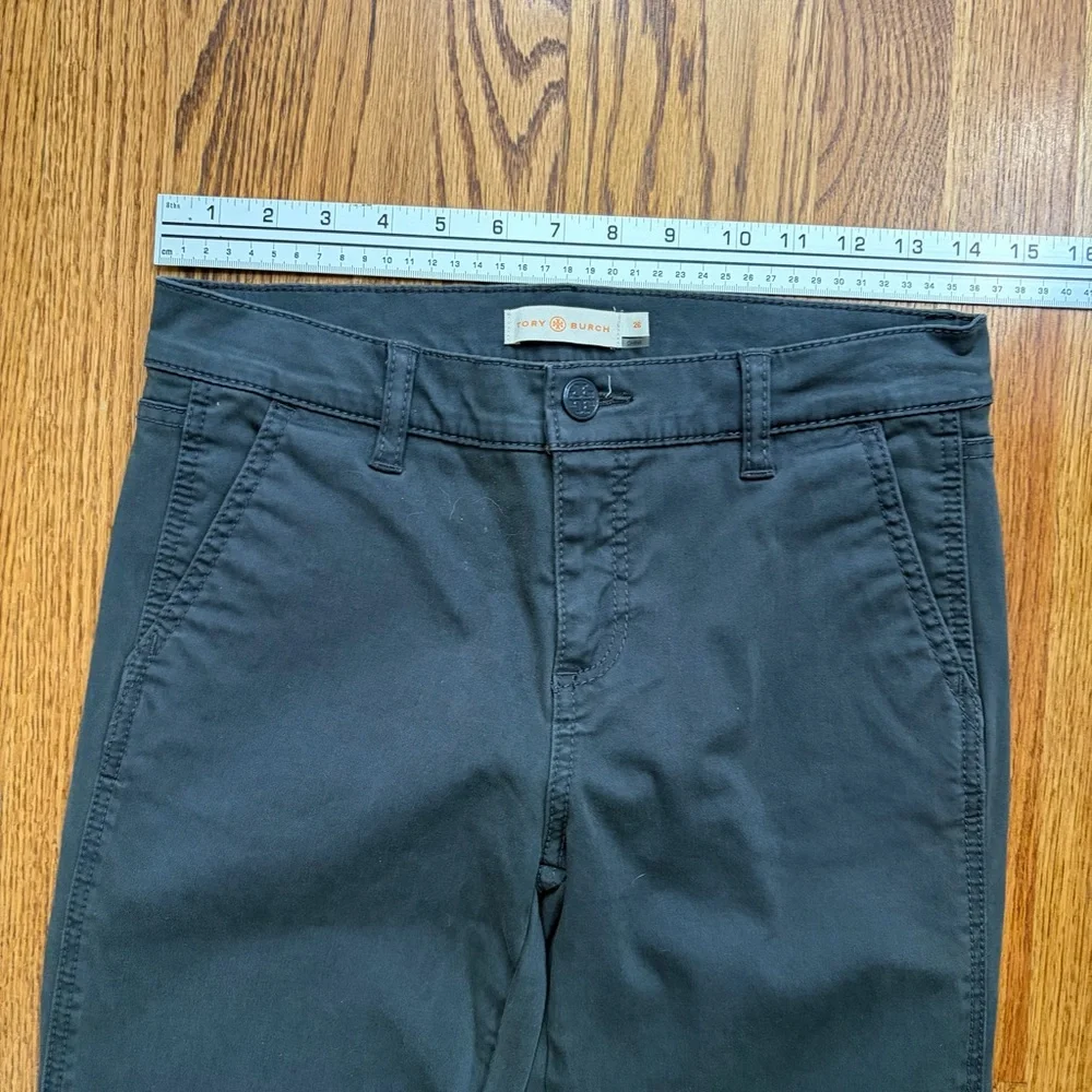 Tory Burch Navy Straight Leg Pants